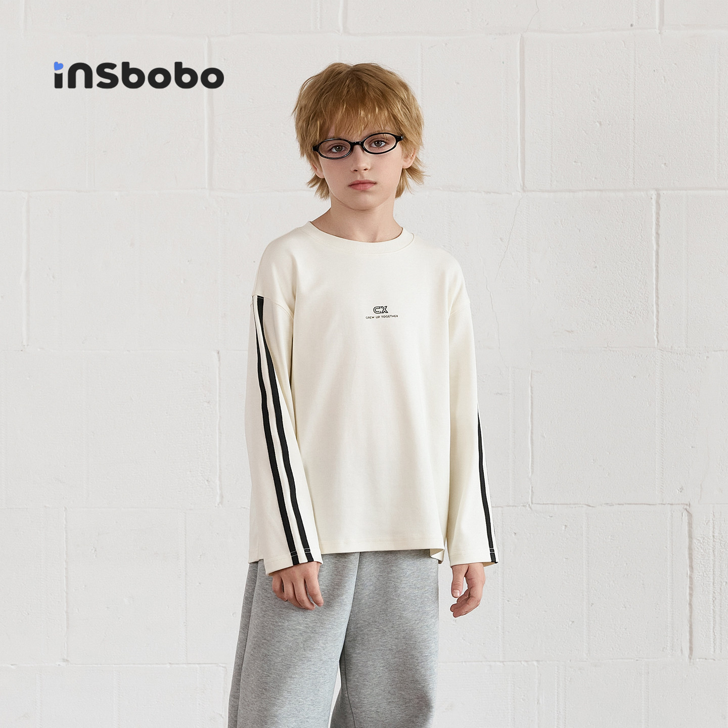 INSbobo童装男童长袖t恤新款内搭儿童上衣洋气男孩女孩衣服春秋装,童装/婴儿装/亲子装,T恤,淘宝优惠券,粉丝福利购,淘宝优惠卷