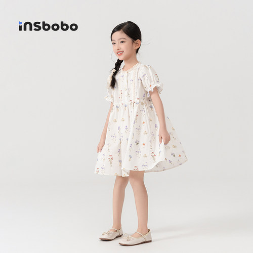 INSbobo儿童裙子时尚连衣裙