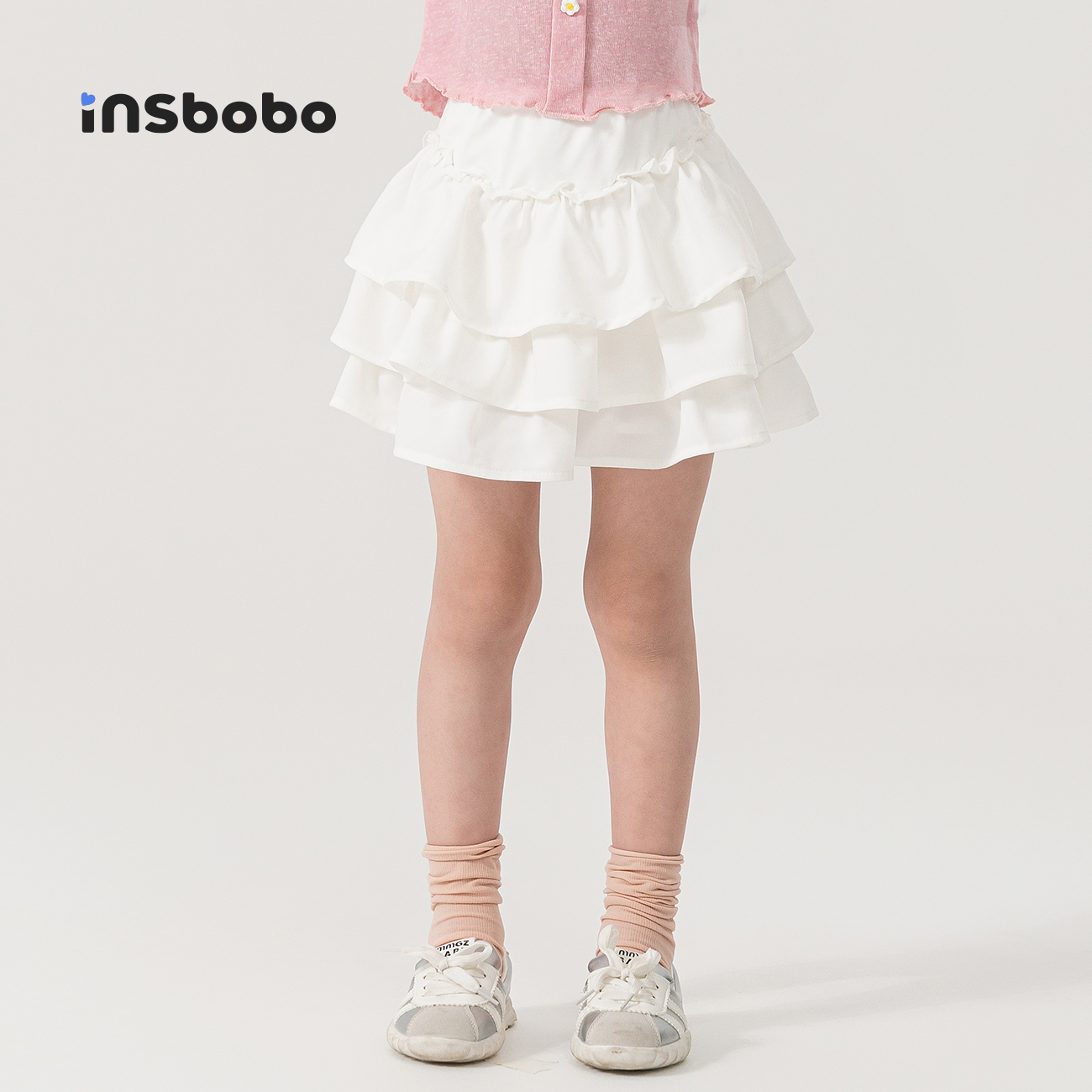 INSbobo儿童半身裙花边半身裙