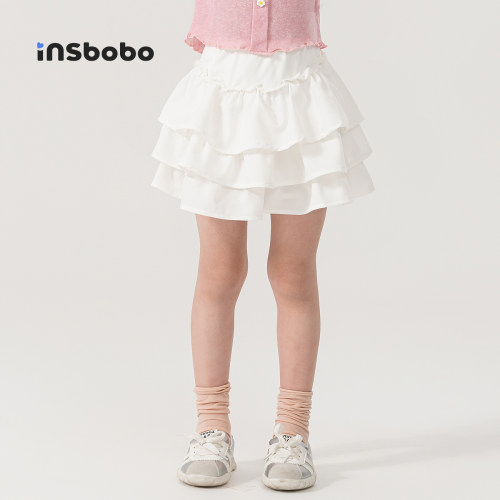 INSbobo儿童半身裙花边半身裙