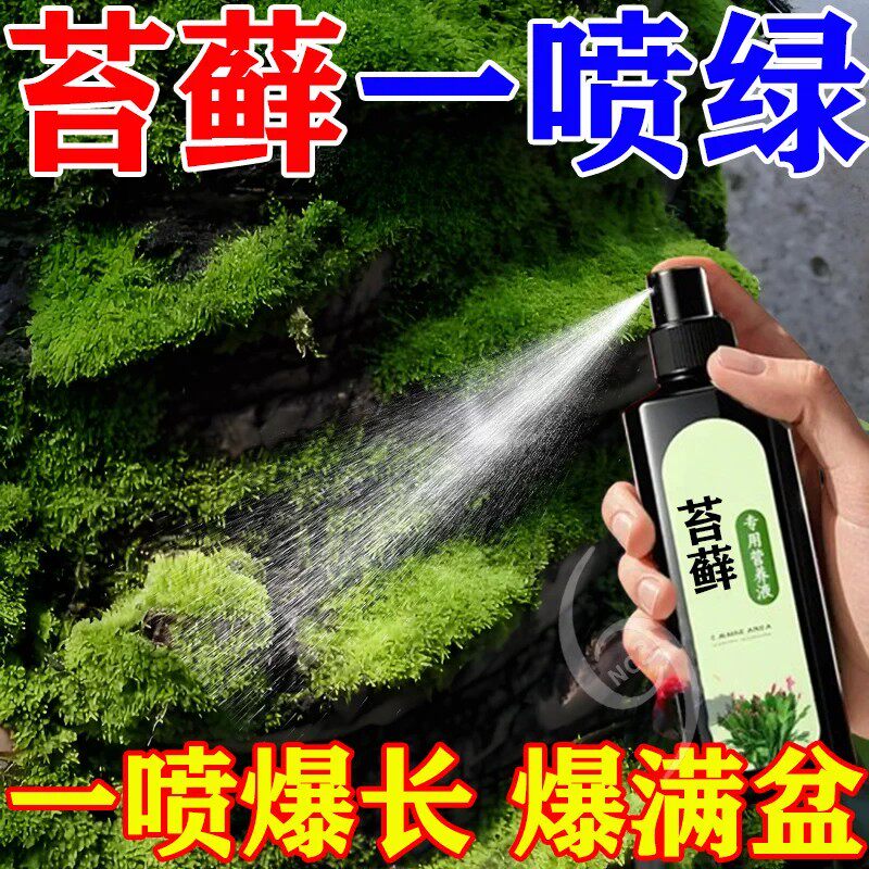 苔藓专用营养液家用绿叶植物盆栽养花催生袍子防枯黄叶通用液体肥