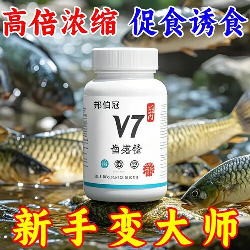 正品V7钓鱼小药野钓黑坑开口剂