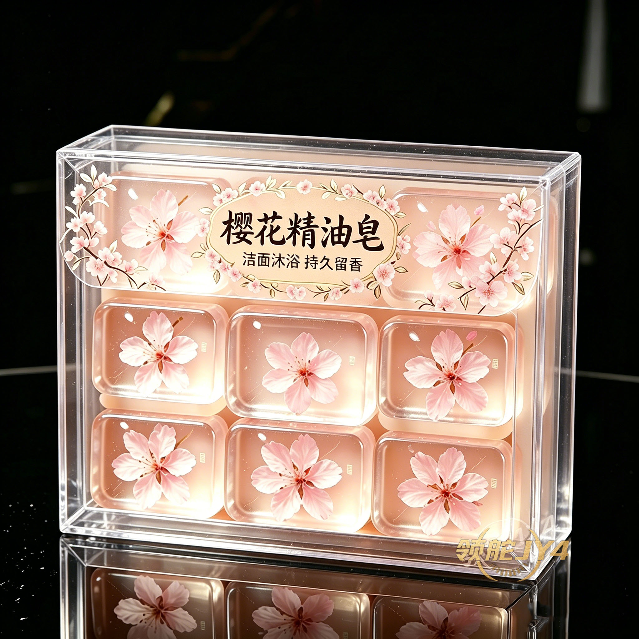 樱花香皂持久留香保湿不油腻
