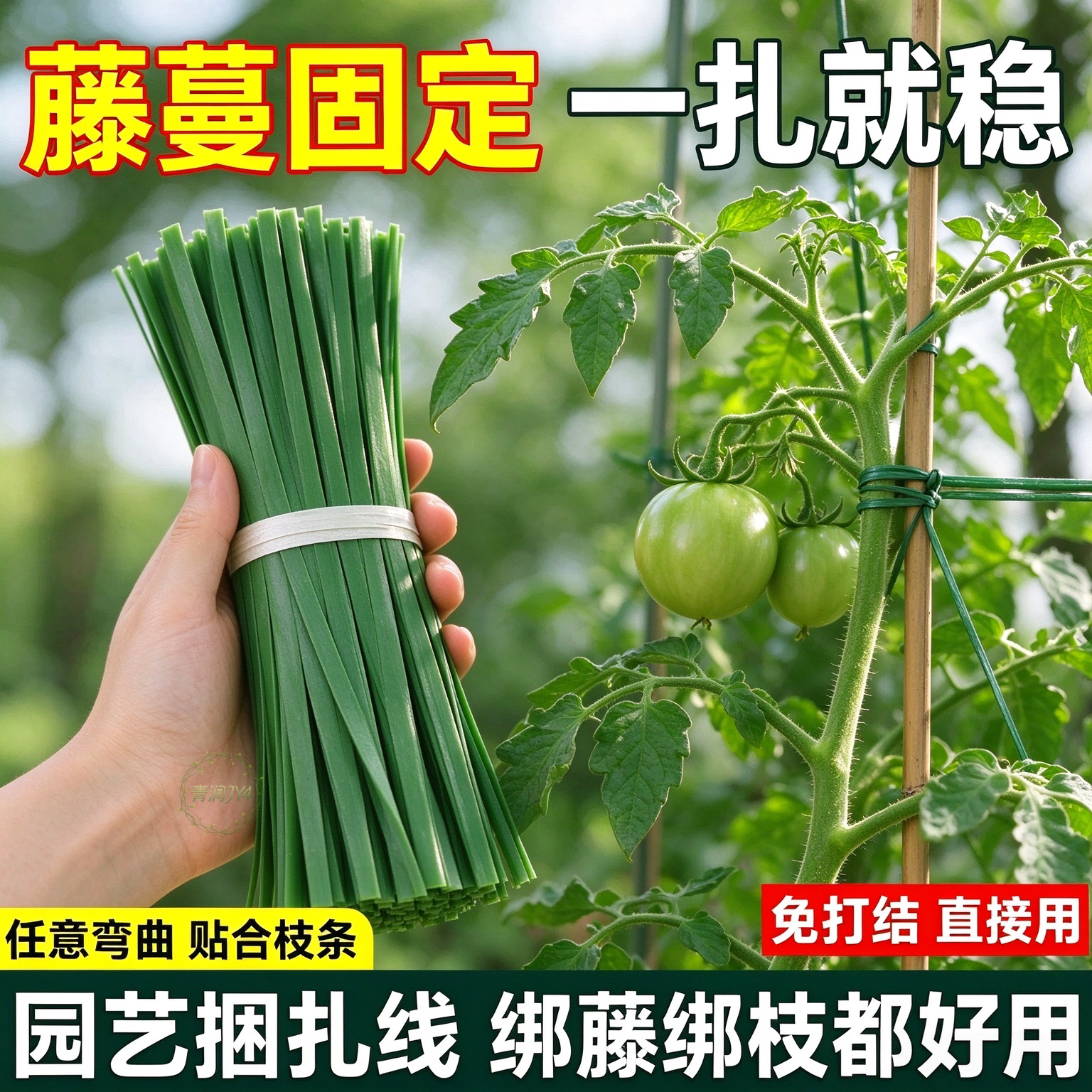 葡萄果园铁丝扎线多功能绑线免裁剪加粗防锈牵引藤蔓定型不勒皮