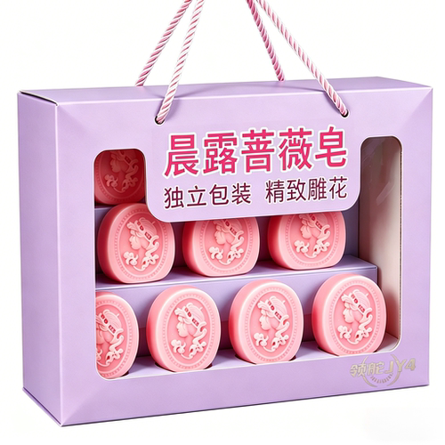 晨露蔷薇皂香氛皂优雅花香温和洁肤留香香皂浴室氛围感清洁皂加厚