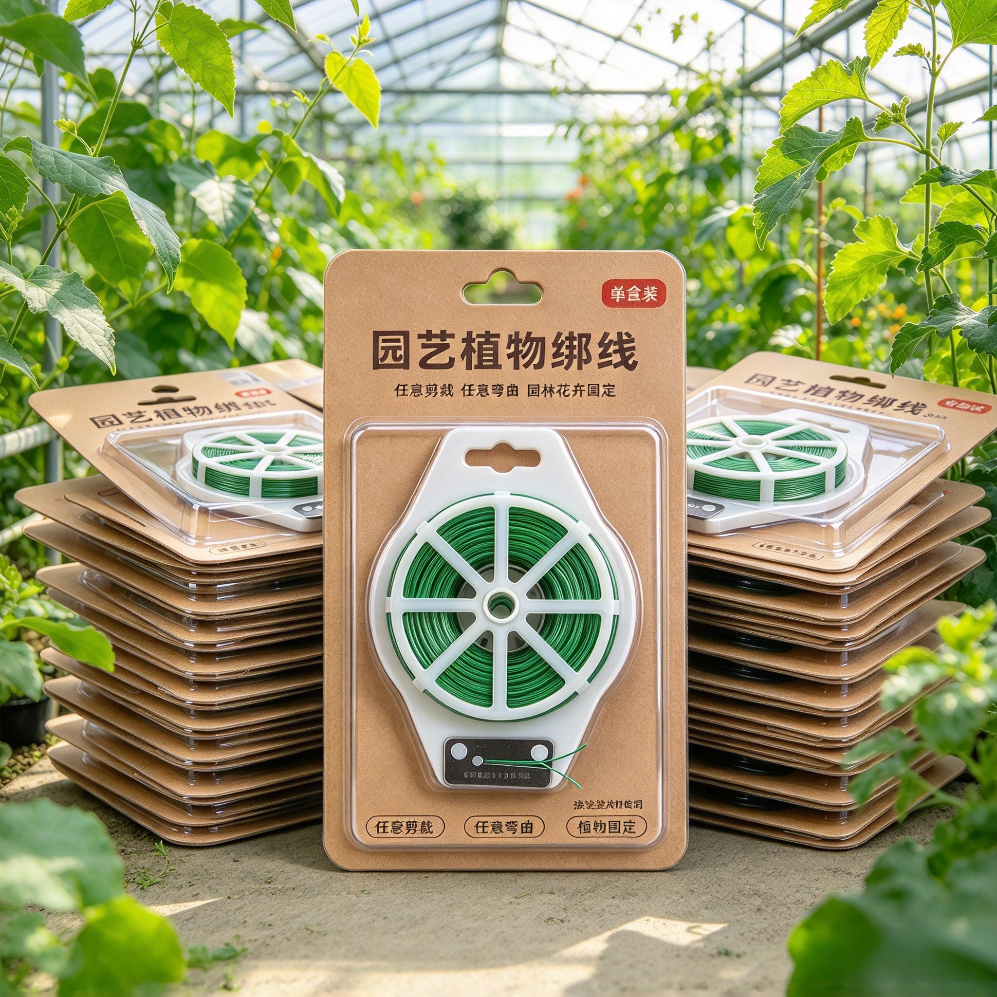 露台花箱园艺捆扎线多功能铁丝绑线免裁剪抗拉防锈藤蔓固定不伤植