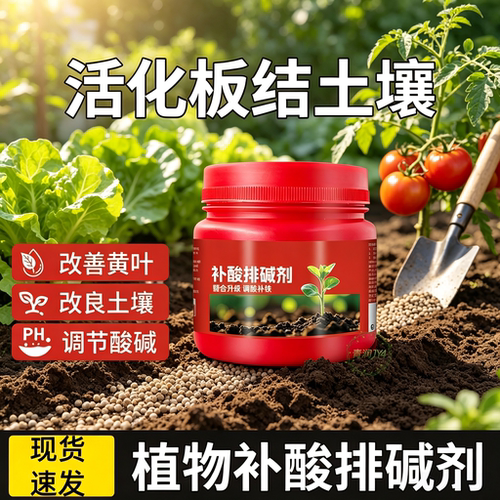 补酸排碱土壤调理剂改良盐碱地