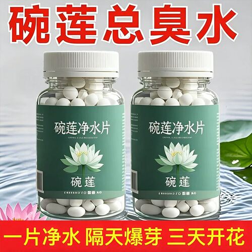 植物保鲜碗莲水培植物专用净水片营养净水保鲜剂富贵土壤渗透剂