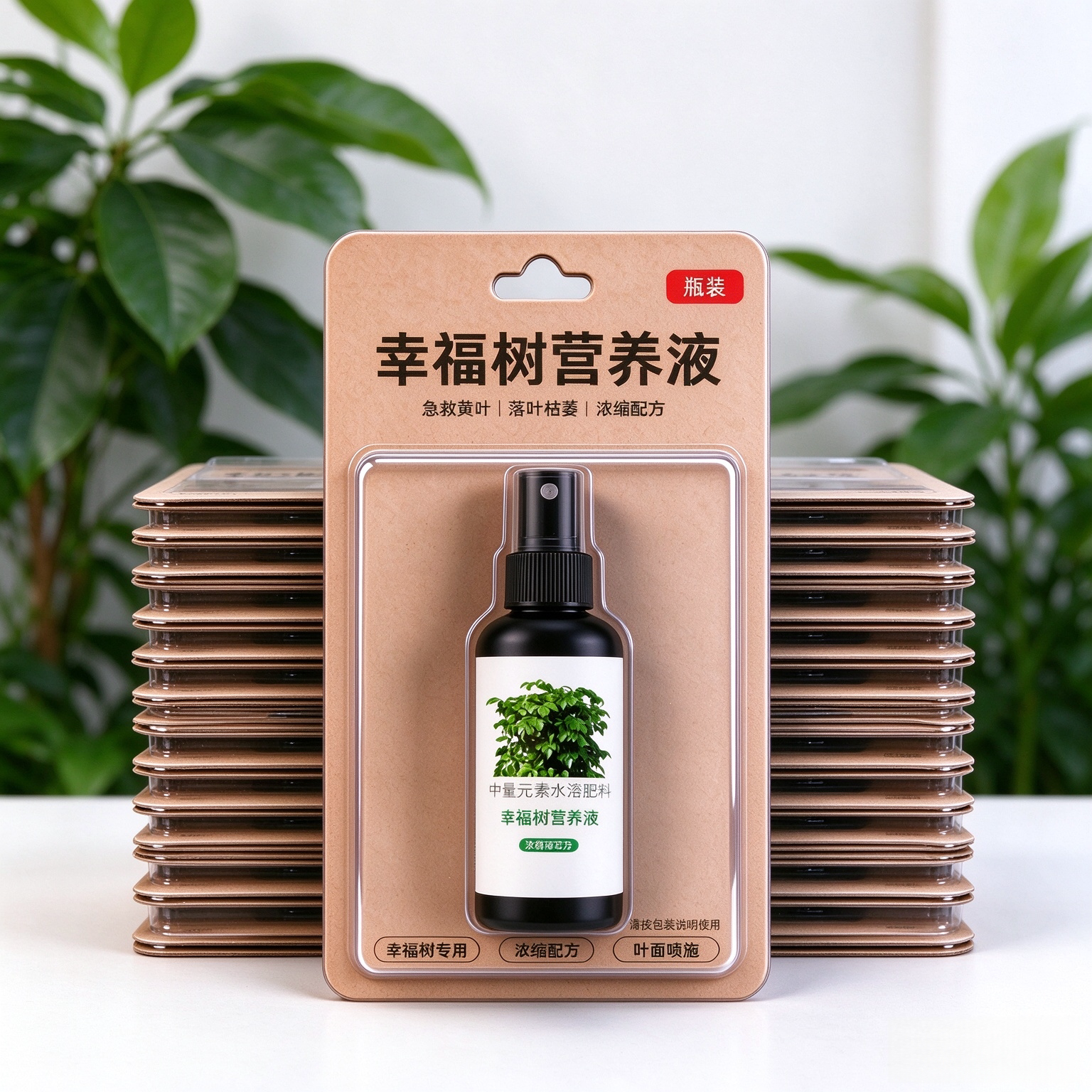 幸福树专用营养液防黄叶掉叶枯叶烂根促生根肥料绿萝发财树通用