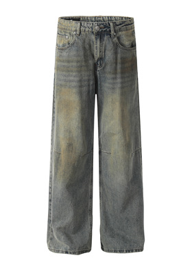 DECEYE澳洲cleanfit休闲直筒阔腿牛仔裤男复古vintage宽松裤子