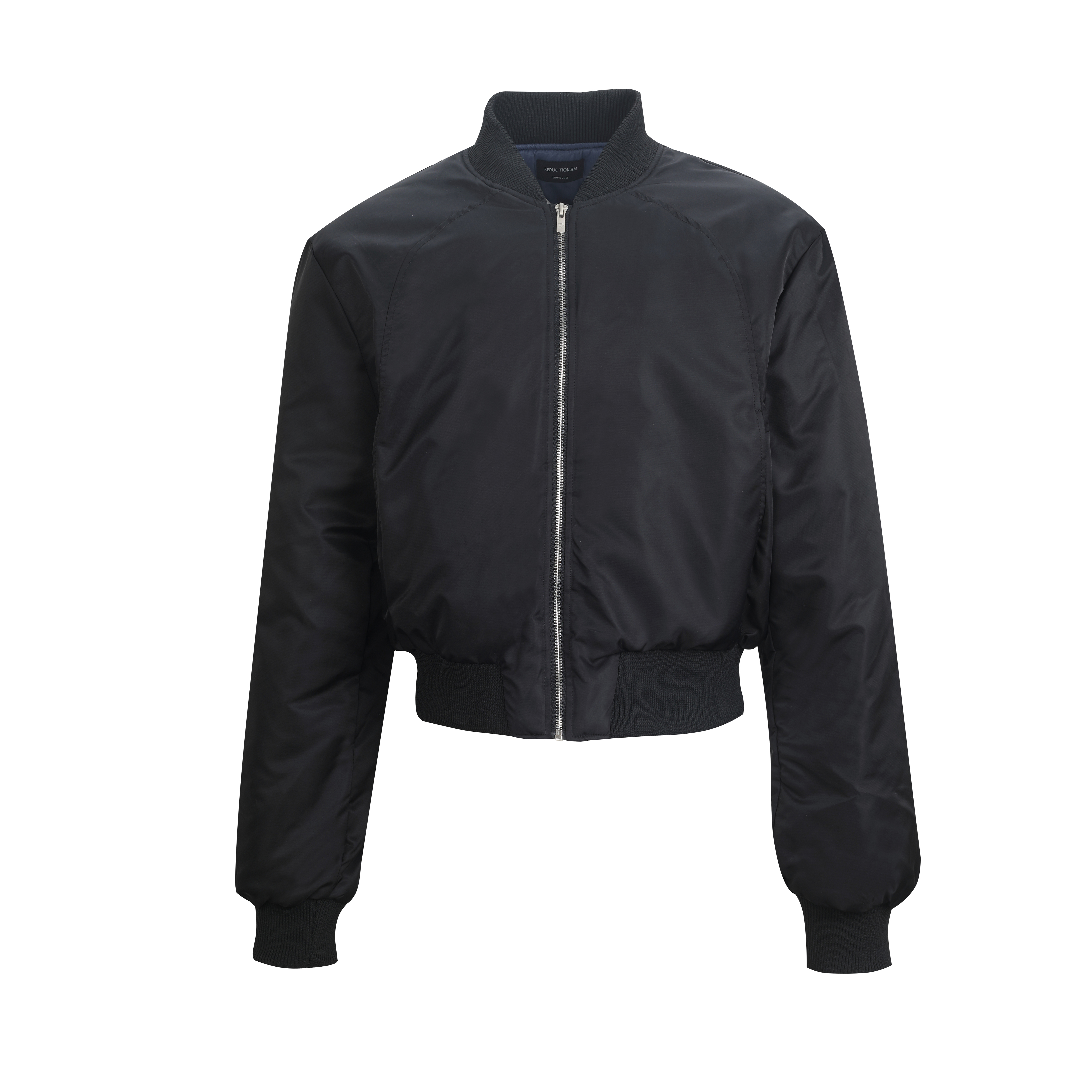 DECEYE 3m蓝内力量感结构尼龙Bomber棉服ma1飞行员短宽保暖棉夹克