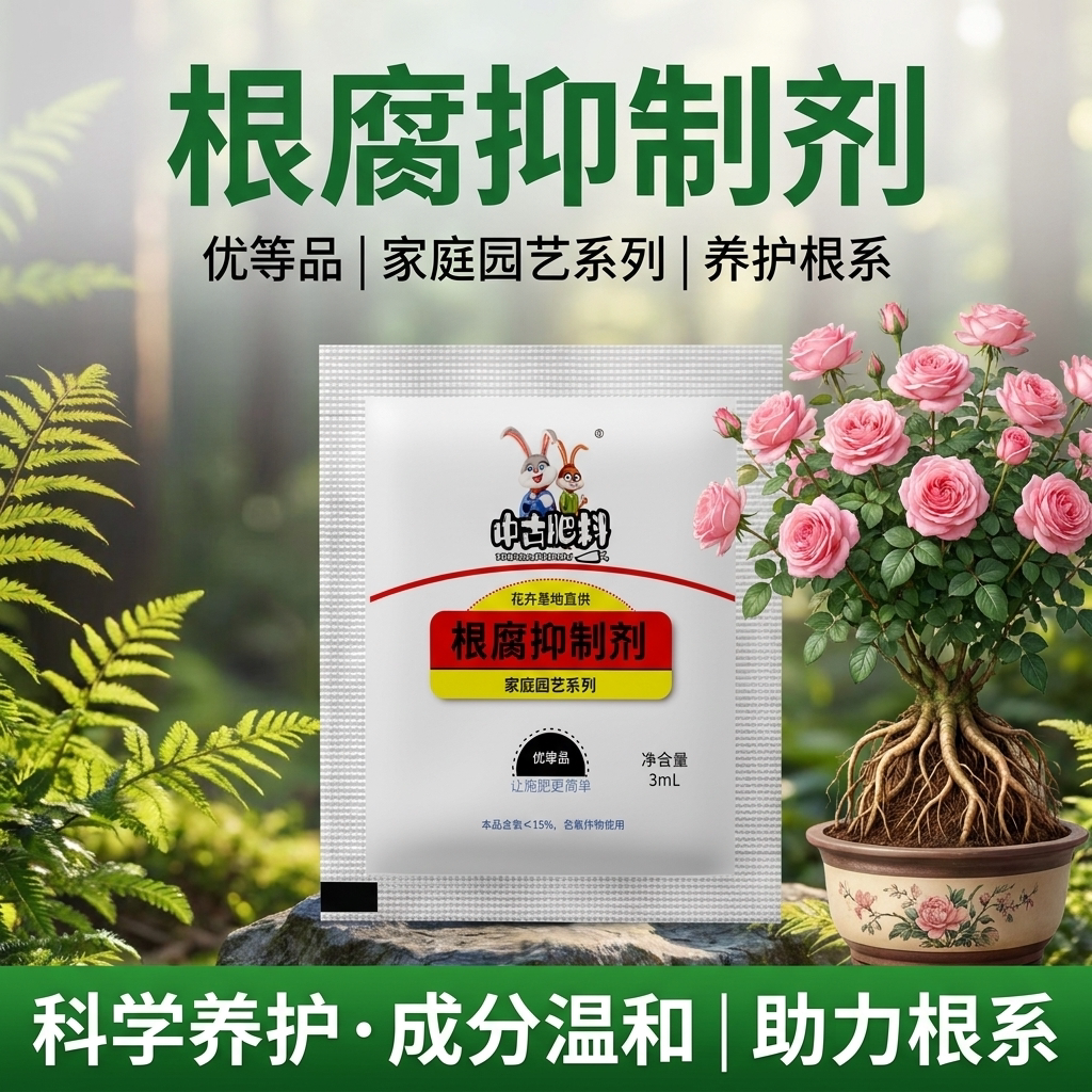 中古根腐抑制剂家庭园艺花卉绿植多肉生根壮根微生物菌剂肥料