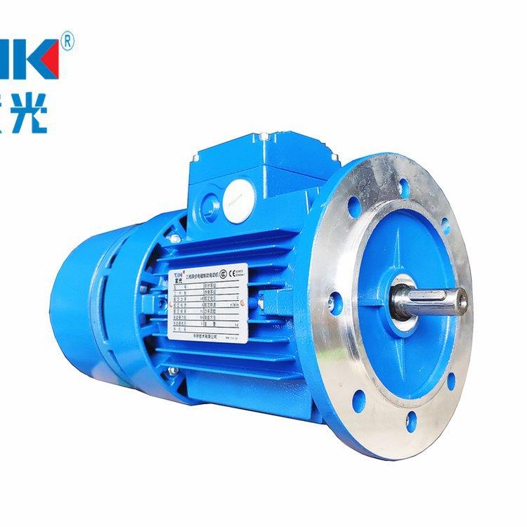 中研紫光BMD90L4电机BMA7124/MS80立式刹车电机制动器线圈刹车片