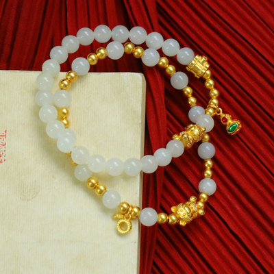 金包银手串金店同款送礼物首选