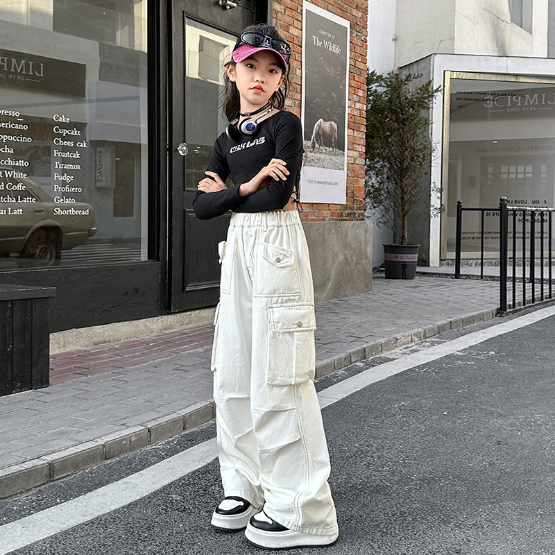 女童裤子春秋款2026新款儿童卫裤女大童运动裤女孩秋冬长裤休闲裤