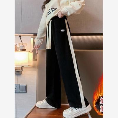 女童阔腿裤春秋冬款直筒裤