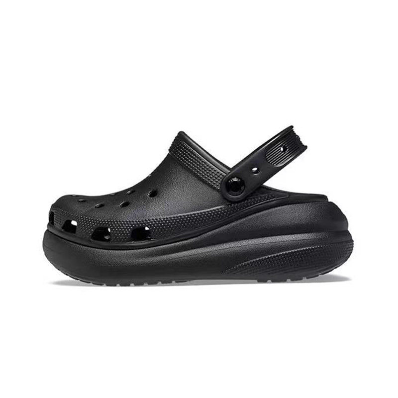 Crocs卡骆驰 经典泡芙Crush Clog洞洞鞋5.2cm男女同款 207521-001图片