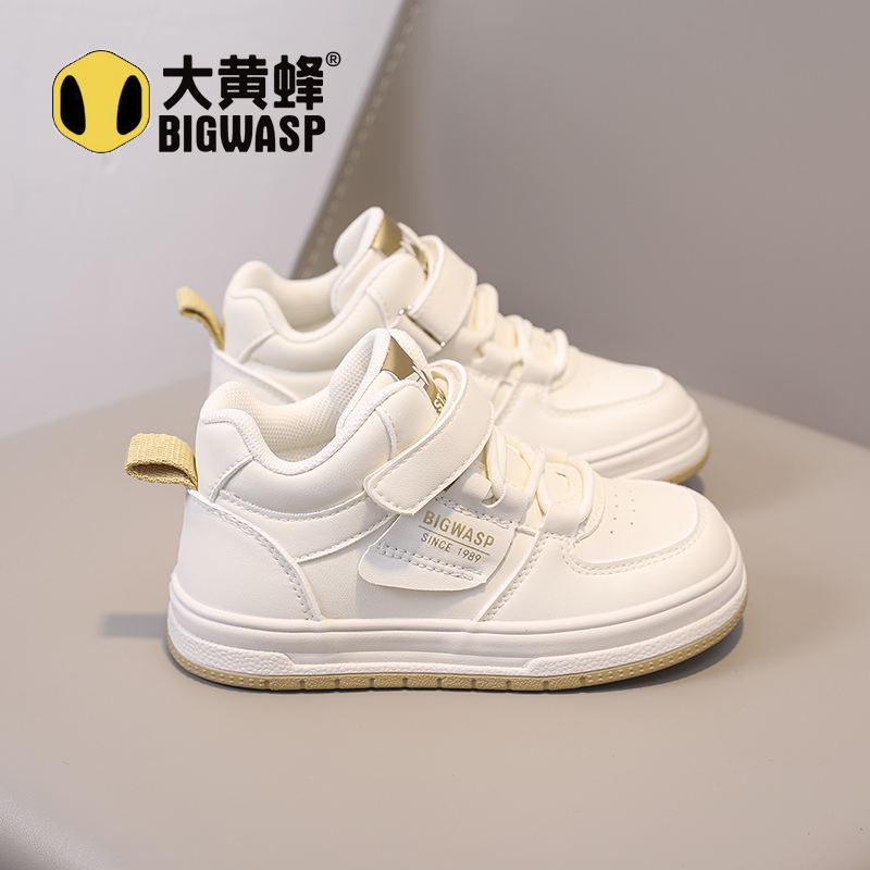 大黄蜂秋季儿童休闲高帮板鞋潮鞋