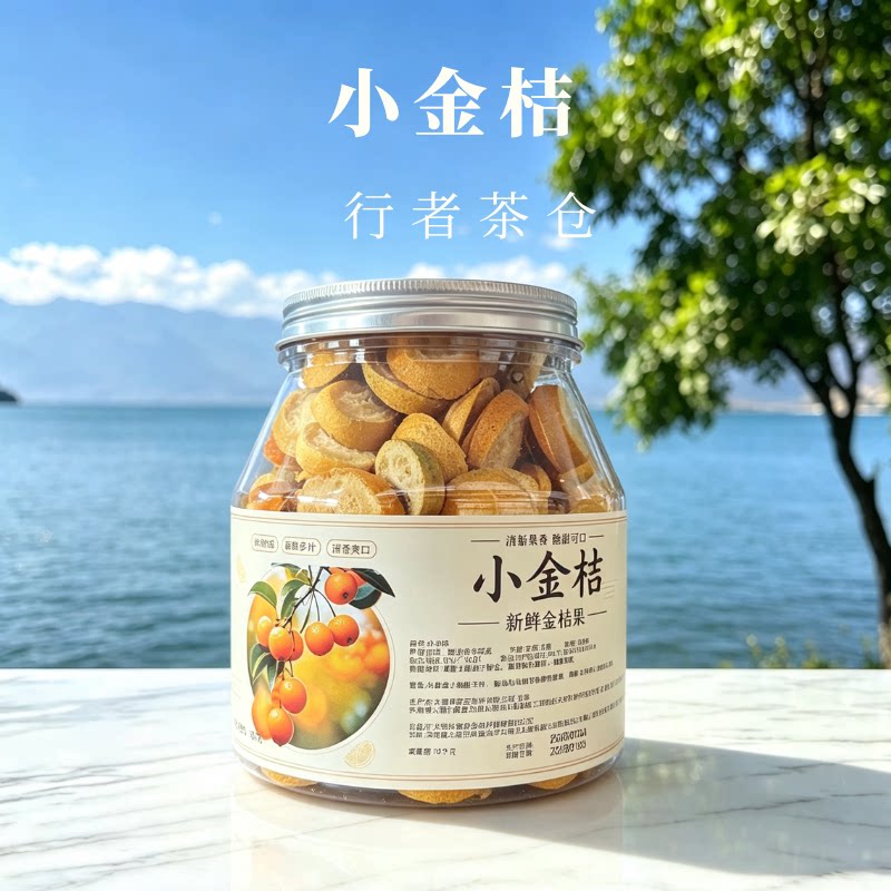 金桔干130g金桔片金橘片干泡茶泡水新鲜零食蜜饯果干办公室伴手礼