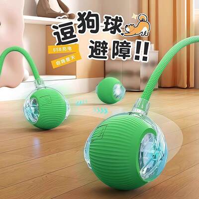 狗狗自动遛球耐咬自嗨逗球玩具