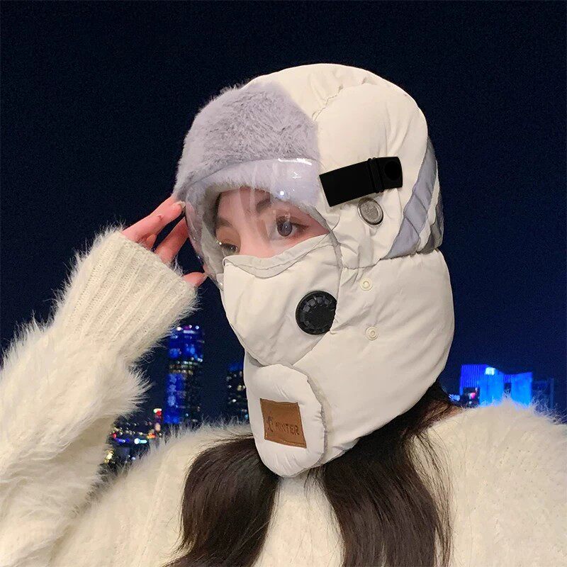 冬季加绒保暖防风骑行雷锋帽