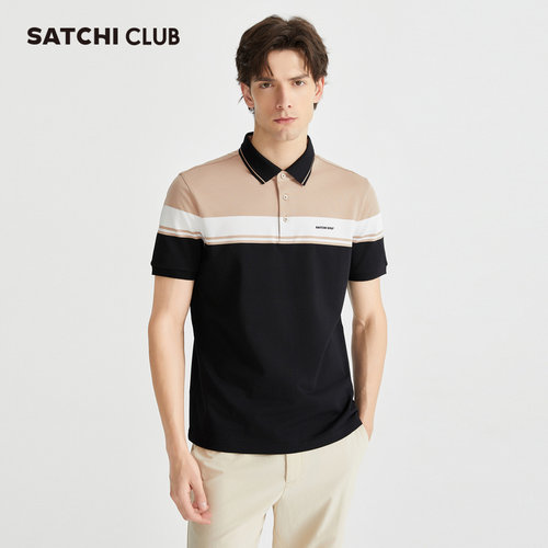 高尔夫SATCHI运动短袖POLO衫