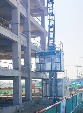 厂家直供齿条式货梯高层房建施工工地SC120无人驾驶智能齿条货梯