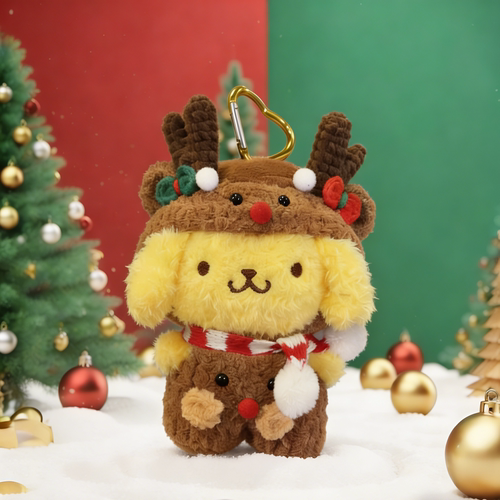 新款正版玉桂狗布丁狗包包挂件可爱卡通挂饰毛绒玩偶钥匙扣送礼物