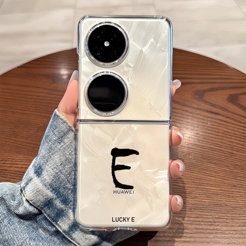 适用华为pocket2手机壳p50pockets透明折叠防摔女生novaflip可爱士vivo xflip硬式外壳OPPO Find N3 Flip n2