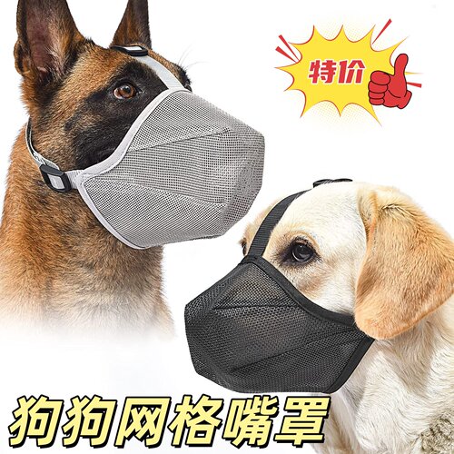 狗狗嘴罩柯基泰迪专用防舔网格套