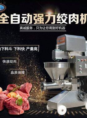 304不锈钢冻肉绞肉机鸡鸭绞肉机鸡架骨碎骨机甲鱼绞肉机绞芋泥机
