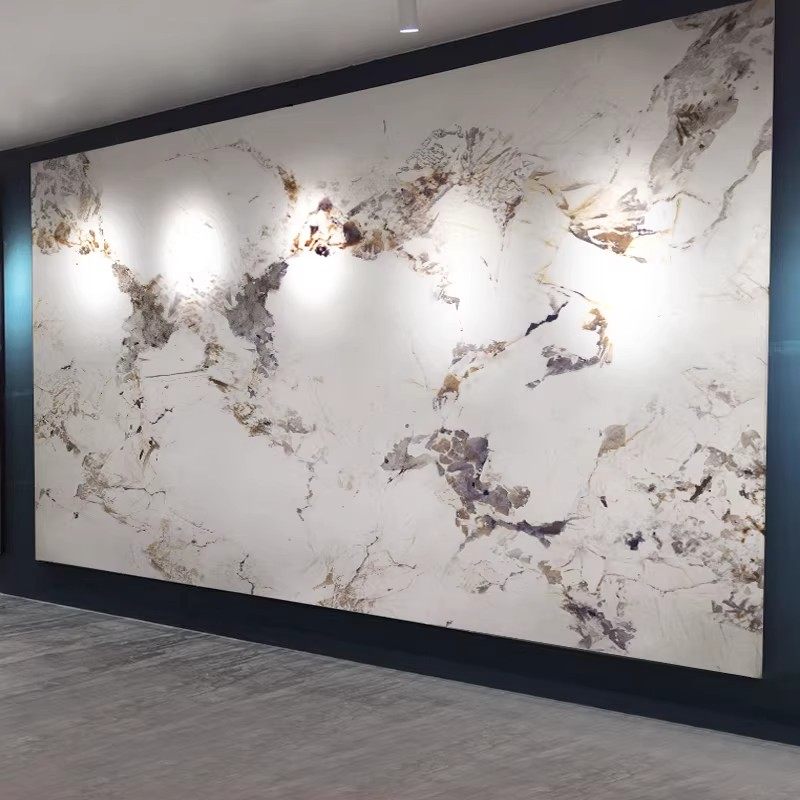 2026年新款现代轻奢电视机背景墙壁纸客厅墙布潘多拉大理石纹壁画,家装主材,定制壁画,淘宝优惠券,粉丝福利购,淘宝优惠卷