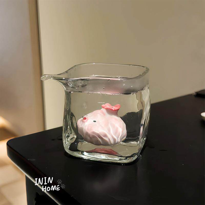 可爱冒泡小鱼茶宠摆件