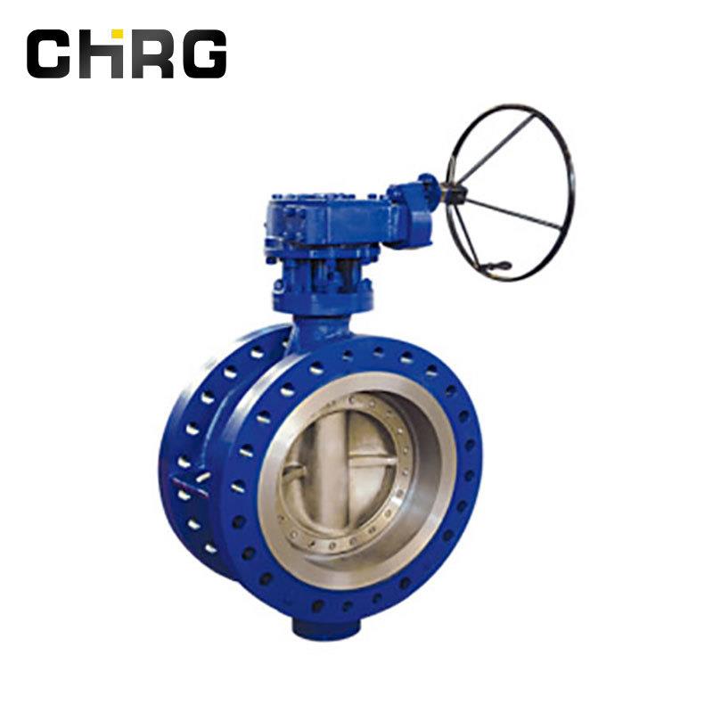 手动多层次偏心硬密封蝶阀D343H-16C手动金属硬密封三偏心蝶阀