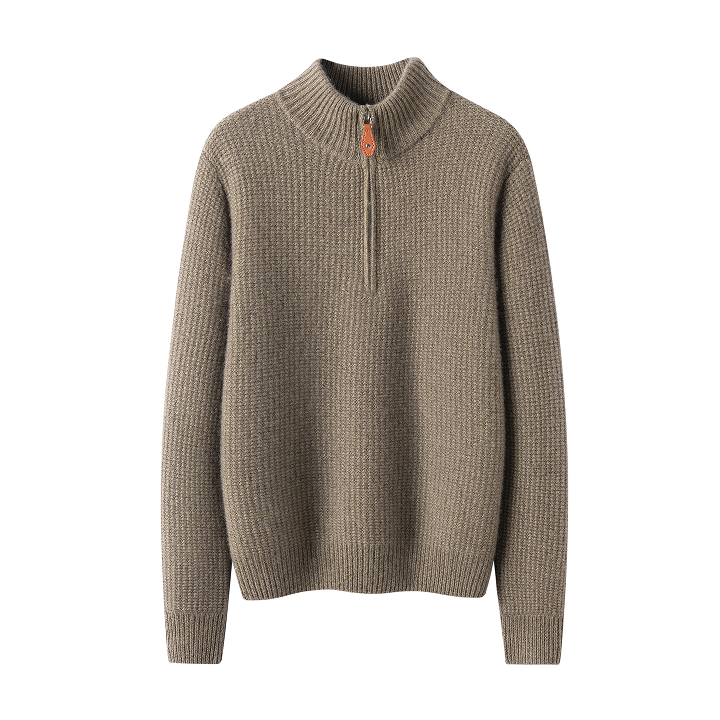 LP同款100%山羊绒衫半拉链加厚