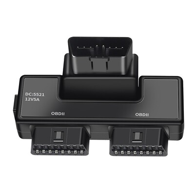 OBD2一分二转接器线16针通用汽车