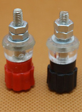 JS-910A 接线柱 接线夹 接线端子 铁芯铁螺帽 4MM 100只/包