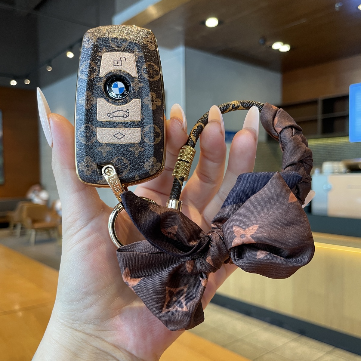 适用于宝马钥匙套 新5系3系7系X5L/X3壳X4扣五三X6X2/X1系车包女