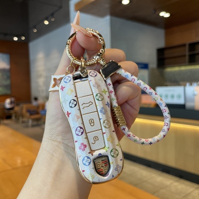 保时捷钥匙套壳帕拉梅拉Panamera卡宴Cayenne扣Macan911车女包套