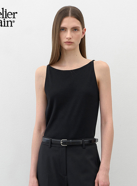 Atelier Nain2025年夏季新款吊带背心小众基础百搭纯色内搭上衣