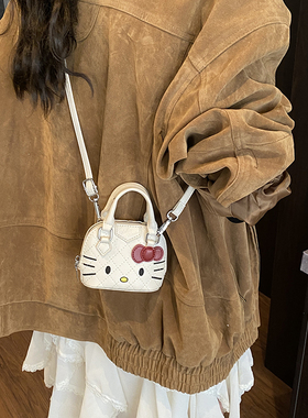 HelloKitty小包包女2025新款mini百搭可爱手拎包斜挎包口红耳机包