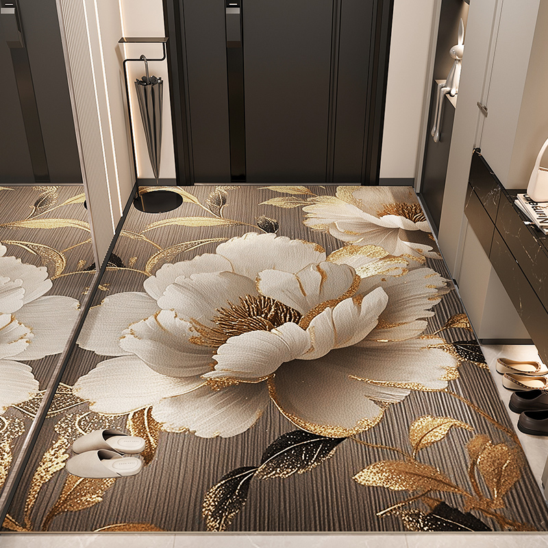 高端入户门地垫耐脏免洗pvc进门玄关入户地毯室内防滑门口脚垫子