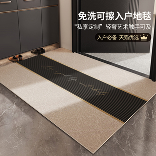 入户门垫进门地垫轻奢高级感pvc防滑地垫室内门口玄关地毯可裁剪