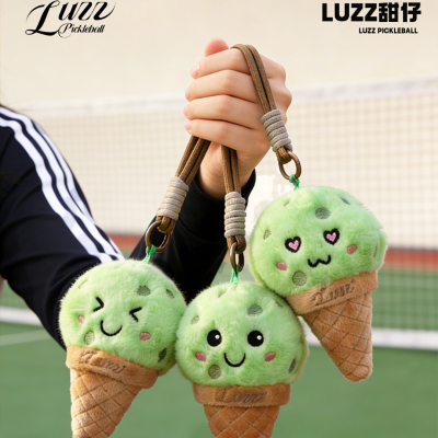 Luzz匹克球冰淇淋毛绒玩偶挂件