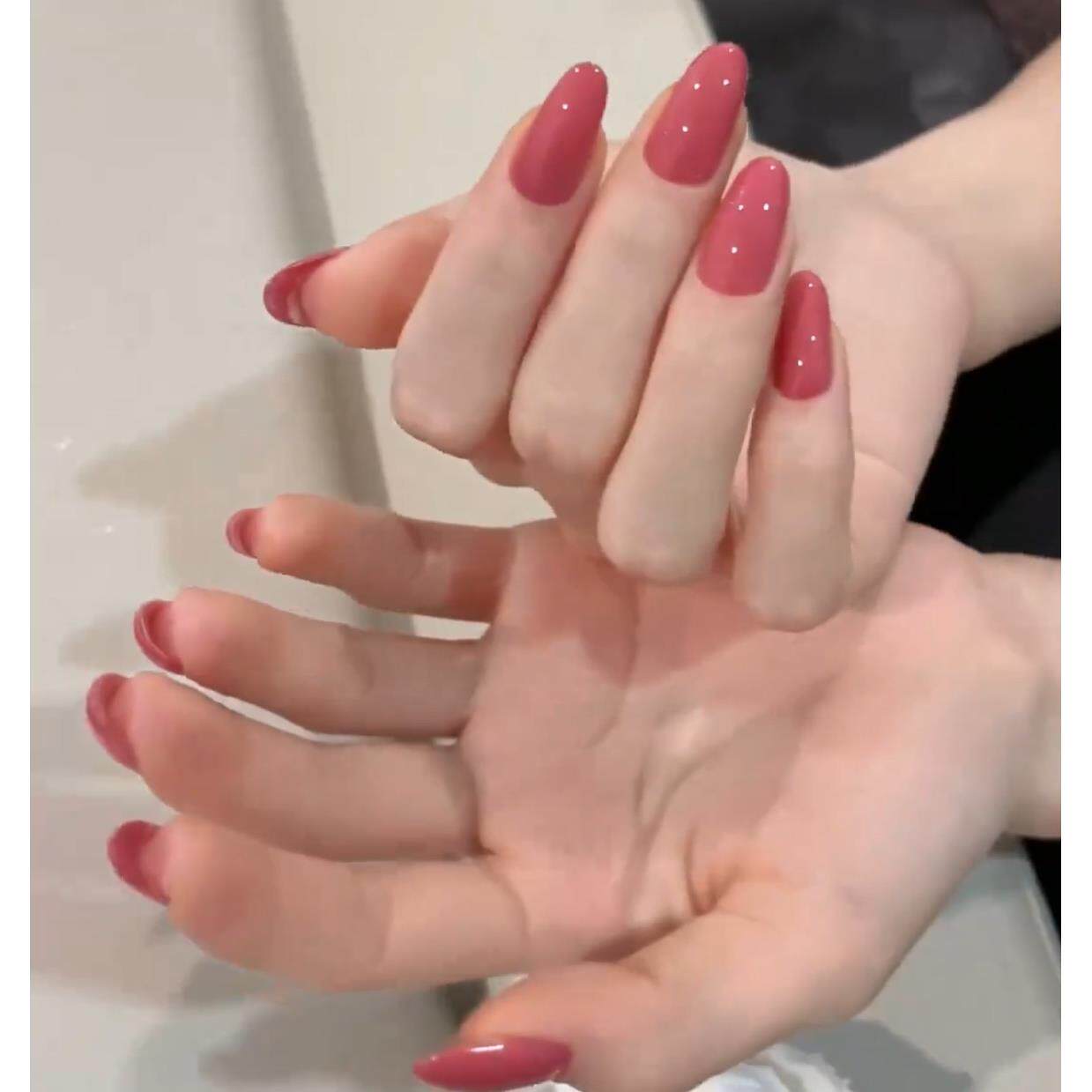 【温柔蜜桃粉】纯手工穿戴甲温柔蜜桃粉气质显白美甲日常可拆卸贴,彩妆/香水/美妆工具,穿戴甲/甲片,淘宝优惠券,粉丝福利购,淘宝优惠卷