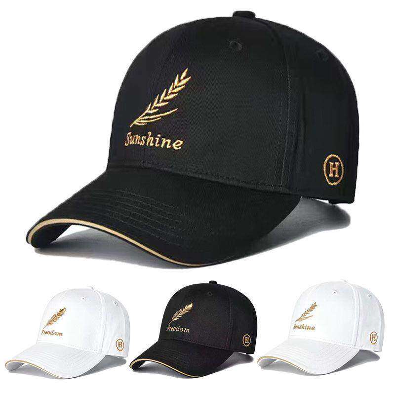 帽子男女秋冬季青年大头围新款鸭舌帽时尚百搭休闲遮阳棒球帽绣标