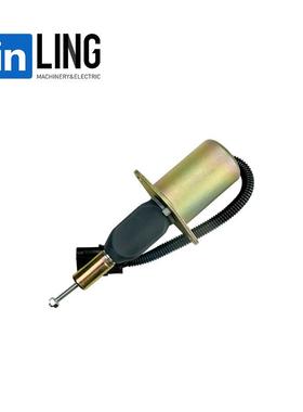 柴油发动机组停机电磁阀3932017断油电磁铁熄火控制器高效