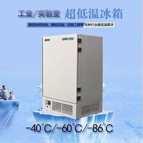 用大积超温冰箱-60℃立低式低温商冰箱实验容室工业低DW-65L60温