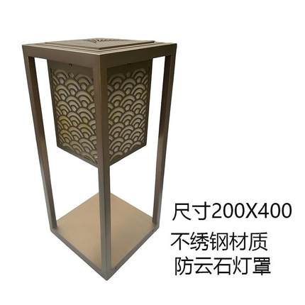 不绣钢电镀拉丝LED防铜柱头灯防云石柱头灯景观灯庭院灯花园