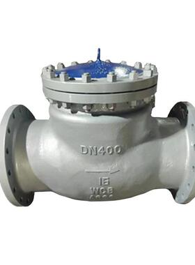 天赋中型弹簧式单向阀旋启式阀门 不锈钢法兰立式止回阀 H44W-16P